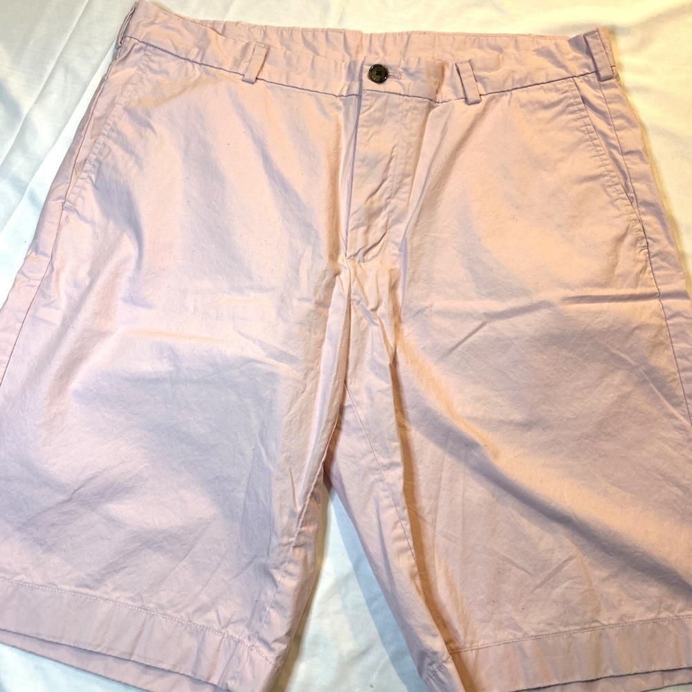 Brooks Brothers Advantage Chino Shorts Mens 36 Light Pink‎ Stretch Lightweight